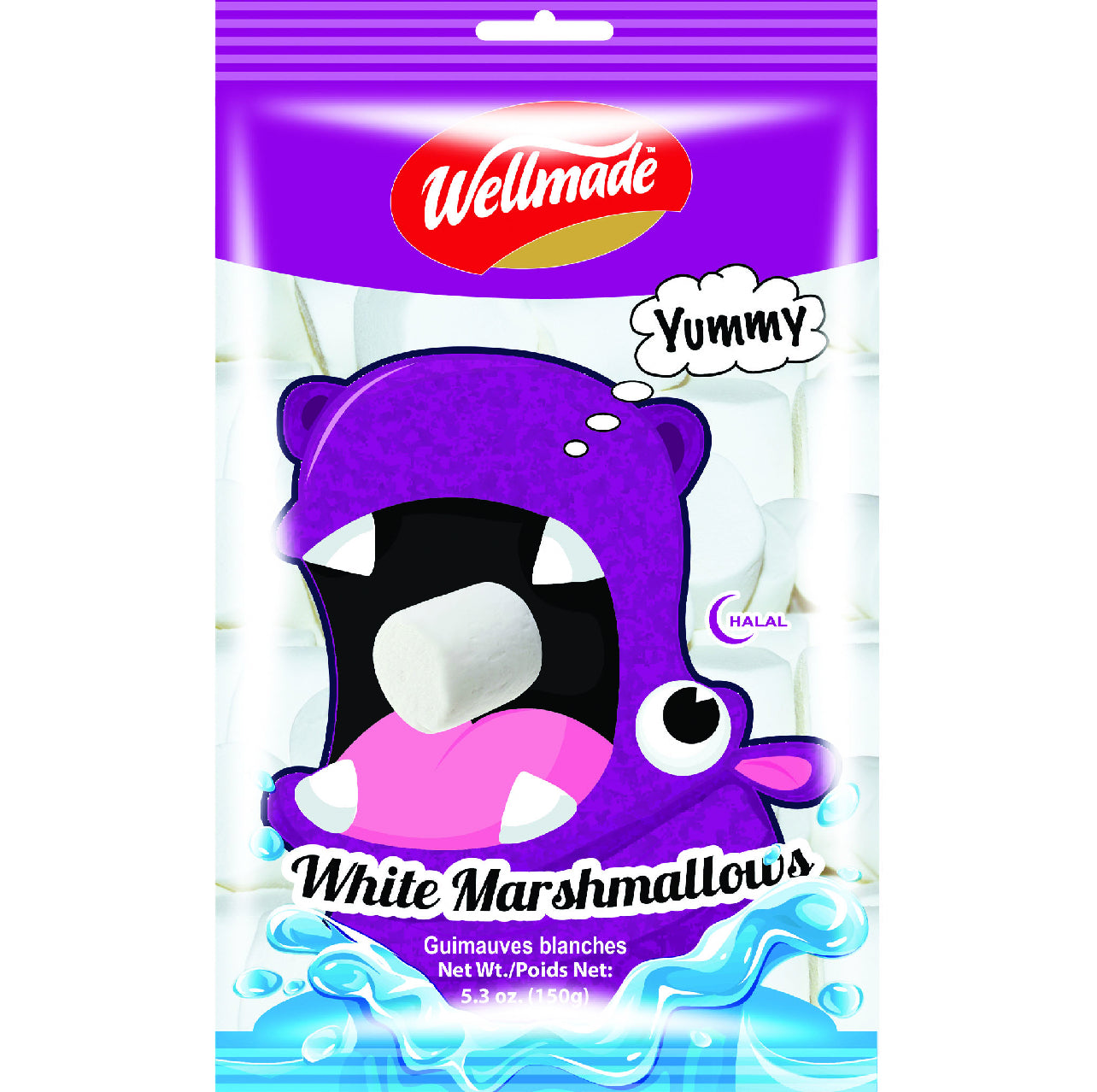 Wellmade White Marshmallows – 5.3 oz Bag