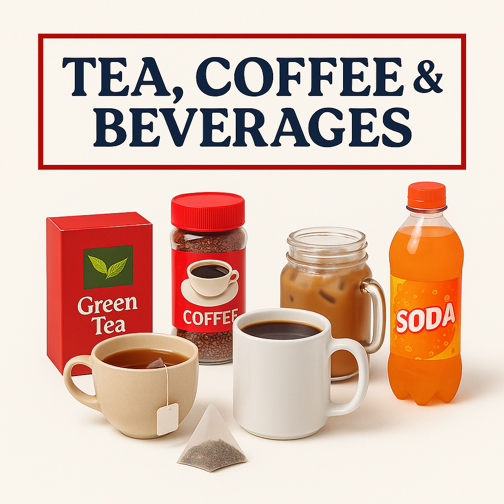 Tea, Coffee & Beverages