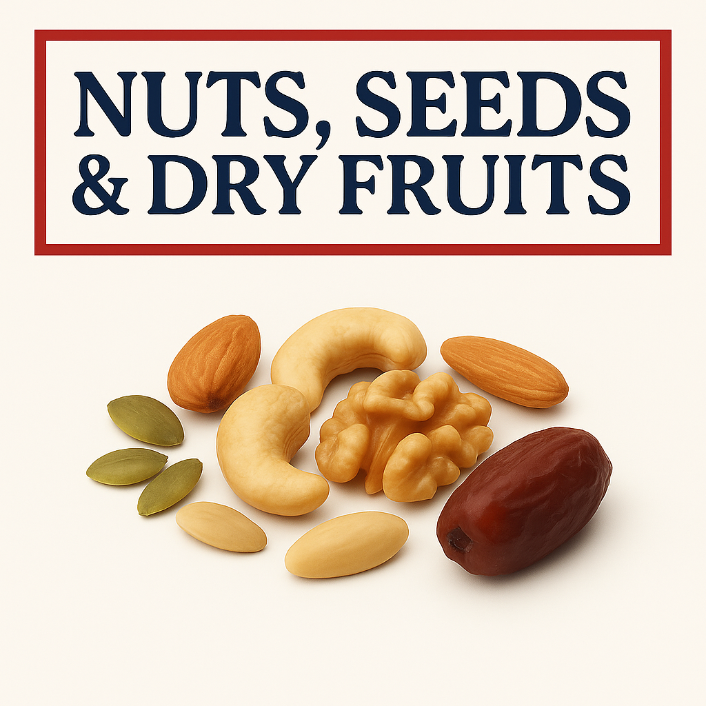Nuts, Seeds & Dried fruits