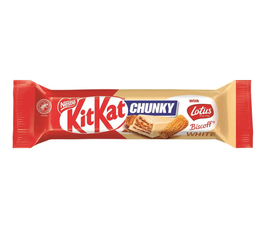 KitKat Chunky White Biscoff – 42g (1.48 oz) Bar