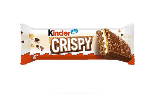 Kinder Crispy Chocolate Bars – 34g (3-Pack)